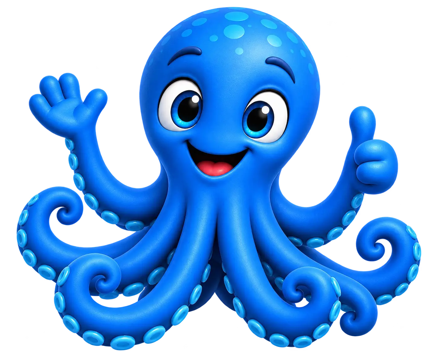 Otto, the OttoPlugins mascot, waving